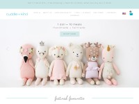 Desktop screenshot for cuddleandkind.com