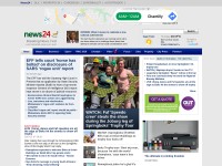 Desktop screenshot for news24.com
