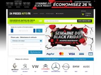 Desktop screenshot for 24piecesauto.fr