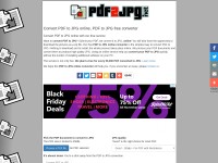 Desktop screenshot for pdf2jpg.net