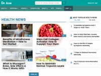 Desktop screenshot for draxe.com