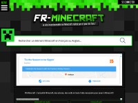 Desktop screenshot for fr-minecraft.net