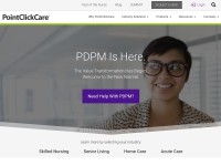Desktop screenshot for pointclickcare.com