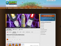 Desktop screenshot for planetminecraft.com