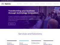 Desktop screenshot for netrixllc.com