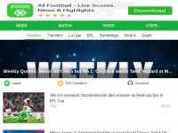 Desktop screenshot for allfootballapp.com