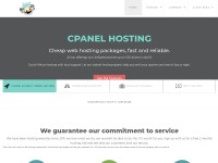 Screenshot of webspacebar.co.za