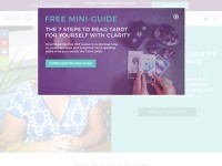 Desktop screenshot for biddytarot.com