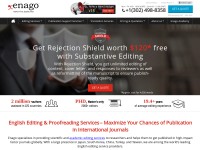 Desktop screenshot for enago.com