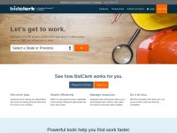 Desktop screenshot for bidclerk.com