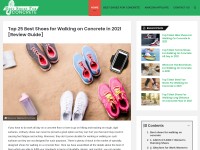 Desktop screenshot for bestshoesforconcrete.com