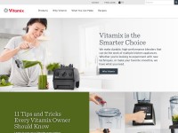 Desktop screenshot for vitamix.com