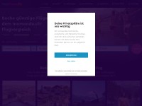 Desktop screenshot for momondo.ch