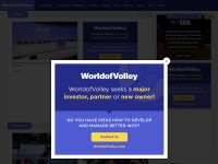 Desktop screenshot for worldofvolley.com