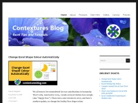 Desktop screenshot for contexturesblog.com