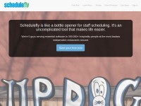 Desktop screenshot for schedulefly.com