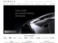 Desktop screenshot for sewell.com