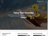 Desktop screenshot for fancytextgenerator.tumblr.com