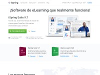 Desktop screenshot for ispring.es