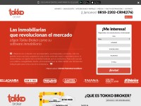 Desktop screenshot for tokkobroker.com