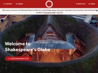 Desktop screenshot for shakespearesglobe.com