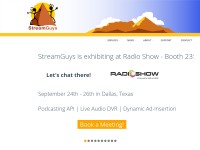 Desktop screenshot for streamguys1.com