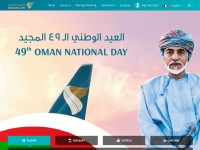Desktop screenshot for omanair.com