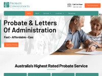 Desktop screenshot for probateconsultants.com.au