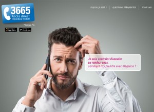 How 3665.com looks like on a tablet such as an iPad.