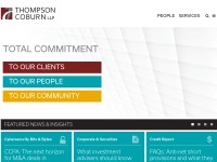 Desktop screenshot for thompsoncoburn.com