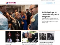 Desktop screenshot for thebody.com