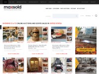 Desktop screenshot for maxsold.com