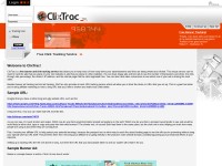 Desktop screenshot for clixtrac.com