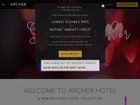 Desktop screenshot for archerhotel.com