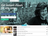 Desktop screenshot for chordify.net