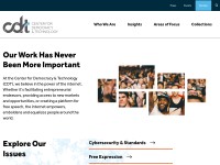 Desktop screenshot for cdt.org