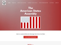 Desktop screenshot for theamericanstatesassembly.net