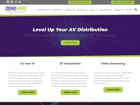 Desktop screenshot for zeevee.com