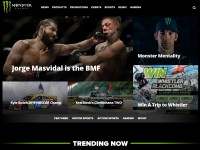 Desktop screenshot for monsterenergy.com