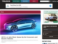 Desktop screenshot for trucks.com