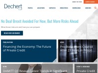 Desktop screenshot for dechert.com