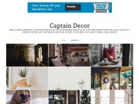 Desktop screenshot for captaindecor.com