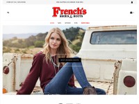 Desktop screenshot for frenchsbootsandshoes.com