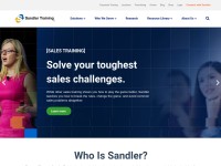 Desktop screenshot for sandler.com