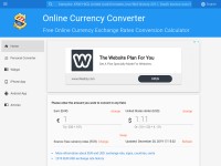 Desktop screenshot for freecurrencyrates.com