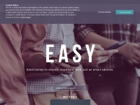 Desktop screenshot for moneybookers.com