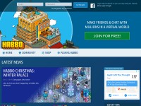Desktop screenshot for habbo.com