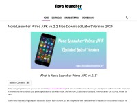 Desktop screenshot for novalauncherprime.pro