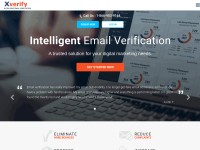 Desktop screenshot for xverify.com
