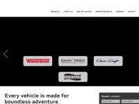 Desktop screenshot for winnebagoind.com